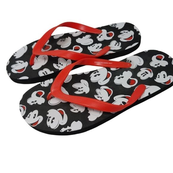 Men's Micky Mouse Flip Flops. - Picture 1 of 11